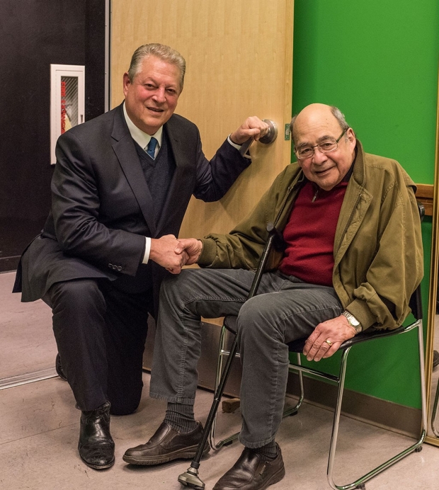 Dr. Salvatierra with former Vice President Al Gore
