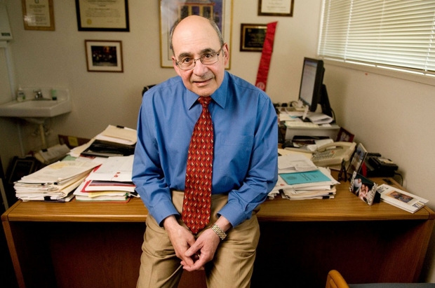 Dr. Oscar Salvatierra Jr. in his office